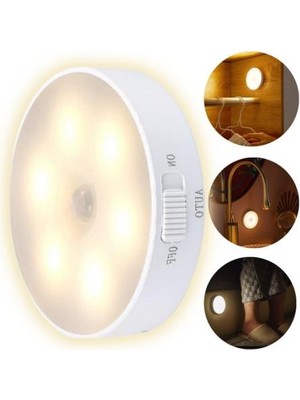 Zenvia Hareket Sensörü Dolap Altı Aydınlatması USB Şarj Edilebilir LED (4887) ZNVA-GO3146