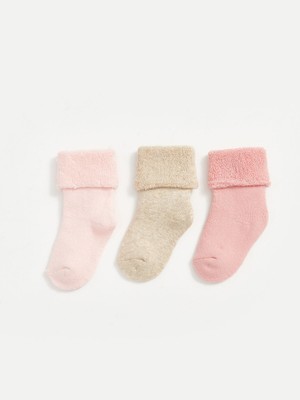 Lc Waikiki Yeni Sezon Basic Kız Bebek Soket Çorap 3'lü