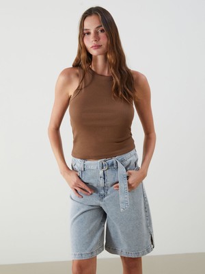 Lc Waikiki Yeni Sezon Bisiklet Yaka Dokulu Kadın Atlet