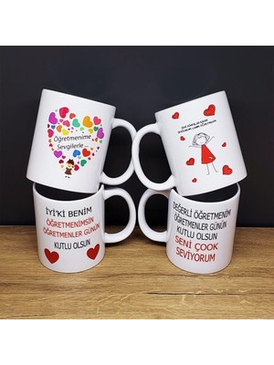 Zenvia Öğretmenler Gününe Özel Baskılı Kupa Bardak ZNV325-ETT