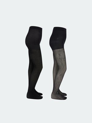 Lc Waikiki Yeni Sezon Kız Çocuk Ince Külotlu Çorap 2'li