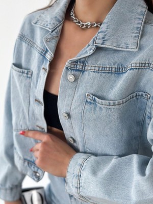 Aida Fashion Denim Ceket