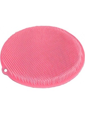 Zenvia Yuvarlak Vantuzlu Banyo Sırt Kese Matı 26 cm ZNV325-ETT