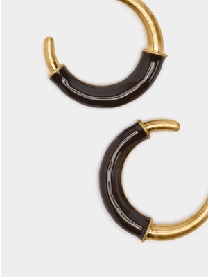 Parfois Mineli Açık Halka Küpe