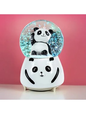 Najmaddin Orta Boy Siyah-Beyaz Panda Kar Küresi