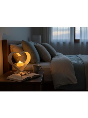 Kalbin Içinde Asılı Tealight Mumluk