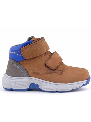 Rakerplus Pixel Hakiki Deri Taba Cırtlı Bebek Spor Bot Ayakkabı