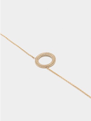 Parfois Halka ve Zirkon Taşlı Kolye