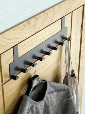 Normadia Pratik Kapı Arkası Havlu ve Organizer Askılığı, Siyah