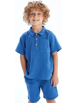 Lc Waikiki Yeni Sezon Kısa Kollu Cepli Erkek Çocuk Gömlek