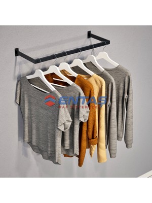 Normadia 90X30 cm Duvara Monte Askılık Giyinme Odası ve Mağaza Rafı