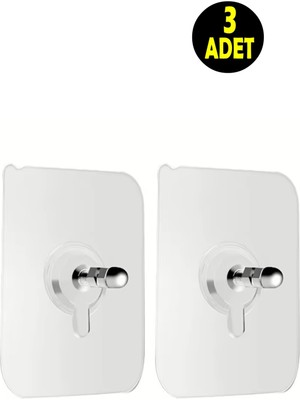 Normadia Set 3 Çift Taraflı Yapışkanlı Çerçeve ve Mobilya Sabitleme Aparatı