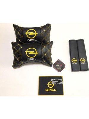 Özgürce Opel Tigra Deri Yastık Kemer Konfor Paketi ve Kaydırmaz Ped