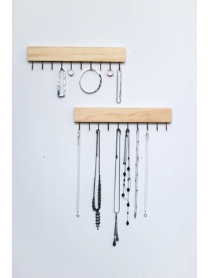 Normadia 20 Parça Takı Düzenleyici, Duvara Monte Raf ve Organizatör Seti