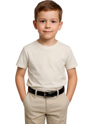 Çantachım Çocuk Kemer Rugan Siyah