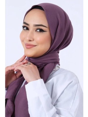 Silk Home Harem Scarf Amor Şal - Mürdüm