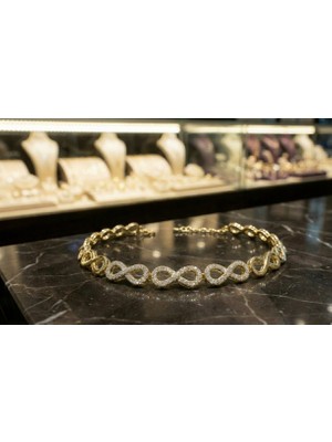 Xuping Altın Kaplama Sonsuzluk Zinciri Bileklik