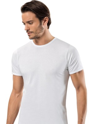 Erdem Erkek Modal O Yaka Kısa Kollu 6'lı Paket Tişört Atlet 1552