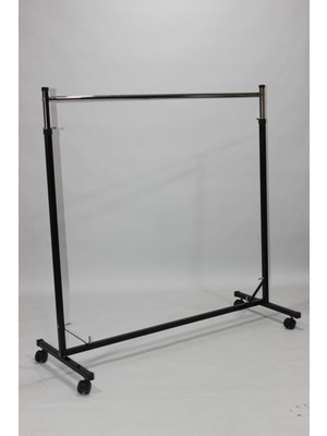 Normadia Ayaklı Tekerlekli Mağaza Elbise Askısı 50X100X105 cm