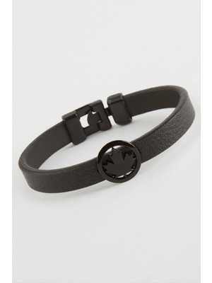 Zenvia Yaprak Kaliteli Suni Deri Bileklik ZNVBJTR-23577