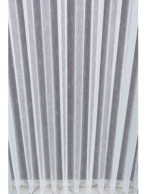 Tül Shop Şantuk Keten Model Tül Perde Kırışmaz 1/2 Seyrek Pileli Gün Işığını Yumuşatan Şık ve Modern