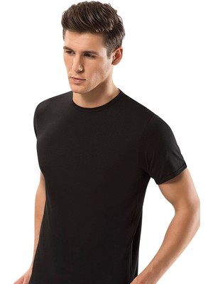 Erdem Erkek Modal O Yaka Kısa Kollu 6'lı Paket Tişört Atlet 1552