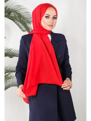 Silk Home Harem Scarf Amor Şal - Kırmızı