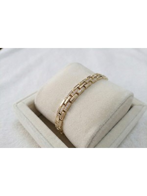 Xuping Taş Detaylı 14K Bileklik