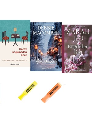 Epsilon Yayınevi Kahve Soğumadan Önce +Noel Şarkısı + Böğürtlen Kışı / 3 Kitap Set (2 Kalem Hdy)