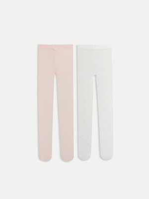 Lc Waikiki Yeni Sezon Basic Kız Bebek Külotlu Çorap 2'li