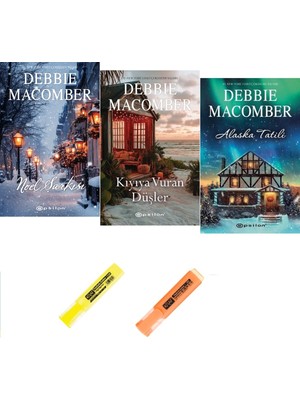 Epsilon Yayınevi Noel Şarkısı + Kıyıya Vuran Düşler + Alaska Tatili / Debiie Macomber 3 Kitap Set ( 2 Kalem Hdy)