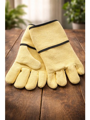 Genel Isıya Dayanıklı Fırın Eldiveni – Yanmaz Koruyucu Eldiven – Barbekü, Mangal, Fırın ve Mutfak Için Profesyonel Isı Koruma Eldiveni Çift