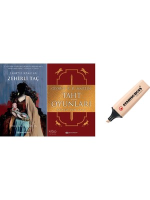 Epsilon Yayınevi Lanetli Krallar 2 - Zehirli Taç + Taht Oyunları Resimli Özel Baskı 2 Kitap Set ( Kalem Hd )