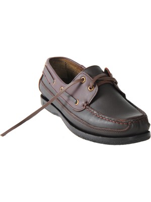 Belirtilmemiş Hakiki Deri Kahverengi Günlük Yazlık Erkek Ayakkabı