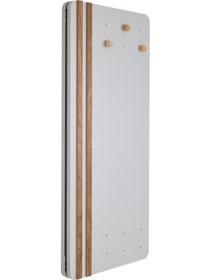 Normadia Modern Açık Gri Duvar Askısı ve Boy Aynası, Şık ve Fonksiyonel Tasarım