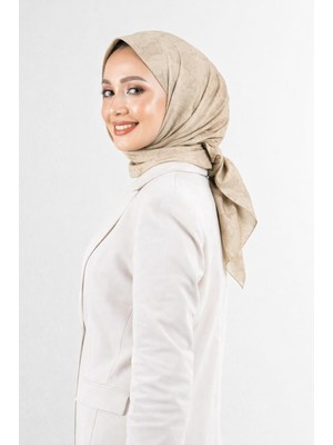Harem Scarf Viskon Eşarp - Gold Derin - Koyu Bej