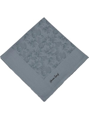 Harem Scarf Viskon Eşarp - Gold Derin - Koyu Gri