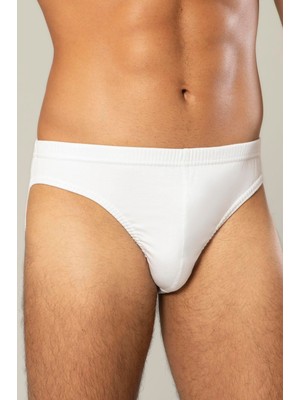 Erdem Erkek Beyaz Modal 6'lı Paket Slip 1554