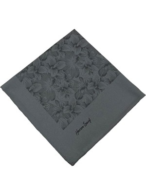 Harem Scarf Viskon Eşarp - Gold Derin - Antrasit