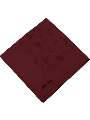 Harem Scarf Viskon Eşarp - Gold Derin - Bordo