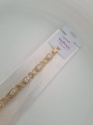 Xuping 14K Altın Kaplama Taşlı Bileklik