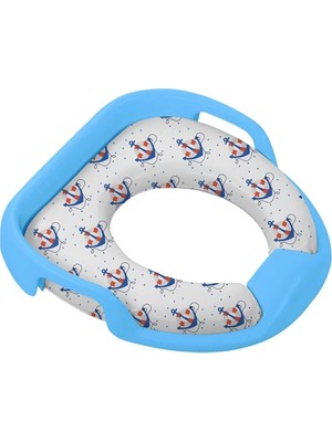 Tp Softy Jumbo Kids Çocuk-Bebek Yanlardan Tutmalı Yumuşak Süngerli Klozet Kapağı Adaptörü ( Lisinya )