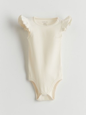 Lc Waikiki Yeni Sezon Bisiklet Yaka Basic Kız Bebek Çıtçıtlı Bodysuit