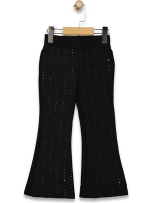 Baglan Kız Çocuk Ispanyol Tayt Yağmur Taş Desenli BGL-ST05208