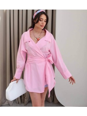 Libreprive Bağlamalı Şık Tasarım Salaş Gömlek