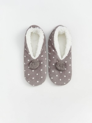 Lc Waikiki Yeni Sezon Puantiyeli Kaydırmaz Tabanlı Kadın Ev Çorabı