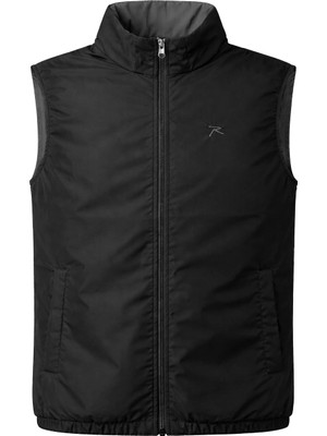 Raru Çift Taraflı Yelek Flux  Siyah