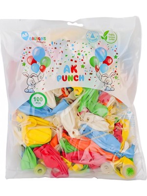 Tp Buğz Ak-01 Punch Balon 100 Adet