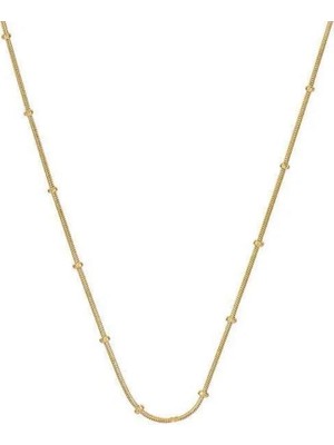 SY Aksesuar Çelik Gold Dorika Kolye 45 cm