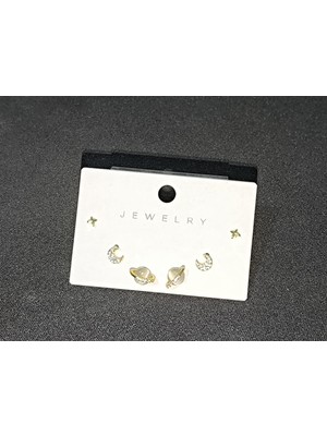 Vulwox Golden Galaxy Mini Set Küpe